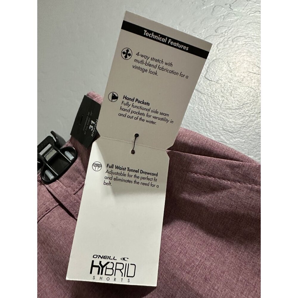 O'Neill Mens Capacity Hybrid Standard Fit At The Knee 20" size 31 NWT - Picture 4 of 7